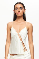 LIONESS Mariah Cami Top Cornsilk