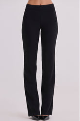 Chiara Black Straight Leg Trousers