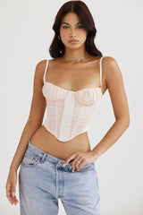 Rochelle Peony Gathered Corset