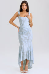 Cesca Bluebell Floral Maxi Dress