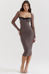 Seraphina Smoke Corset Dress