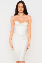 Myrna Ivory Corset Slip Dress