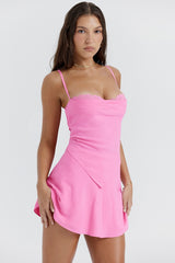 Aurelia French Pink Hanky Hem Top