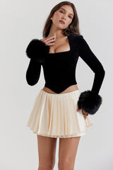 Catriona Black Velvet Corset