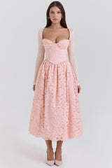 Duchess Ballerina Pink Lace Corset, Skirt and Bolero