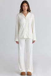 Classic PJs Ivory Soft Modal Pajama Set