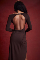 Inoe Espresso Open Back Bodysuit