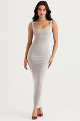 Rea Smoke Bodycon Maxi Dress