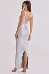The OG Silver Bandage Maxi Dress - Limited Edition