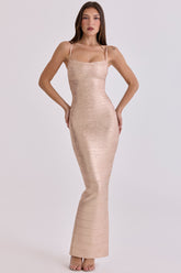 The Body Champagne Bandage Maxi Dress - Limited Edition