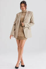 Aline Mink Oversized Blazer