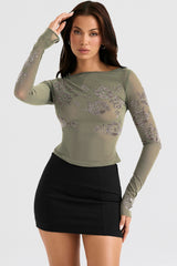 Nisha Black Sculpting Mini Skirt