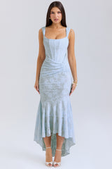 Cesca Bluebell Floral Maxi Dress