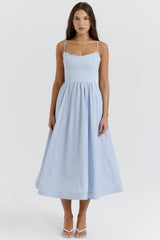 Lolita Soft Blue Corset Sundress