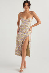 Charlotte Peony Print Midi Sundress