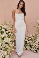 Margaux Ivory Draped Bridal Gown - Limited Edition