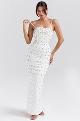 Martine Ivory Embellished Corset Wedding Gown