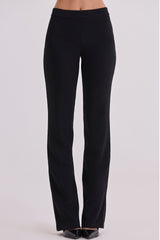 Chiara Black Straight Leg Trousers