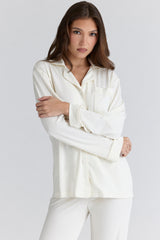 Classic PJs Ivory Soft Modal Pajama Set