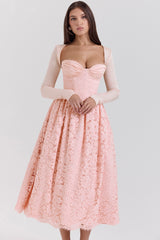 Duchess Ballerina Pink Lace Corset, Skirt and Bolero
