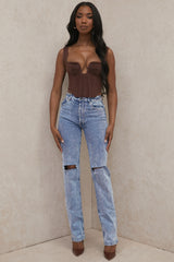 Tate Blue Vintage Fit Antique Wash Jeans