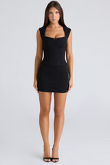 The Mini Black Skirt With Built-In Shorts