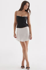 Malala Off White Mini Skirt