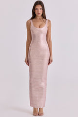 The OG Rosé Bandage Maxi Dress - Limited Edition