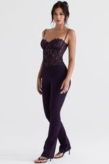 Laurel Night Shade High Waisted Trousers
