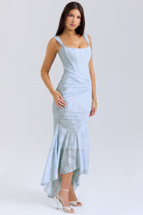 Cesca Bluebell Floral Maxi Dress