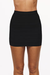 The Body Black Sculpting Bandage Mini Skirt