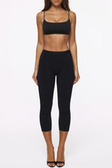 The Capri Black Bandage Pants