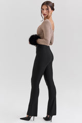 Antonia Brown Puppytooth Corset Top