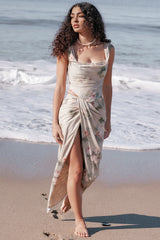 Vesper Vintage Floral Maxi Skirt