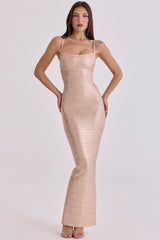 The Body Champagne Bandage Maxi Dress - Limited Edition