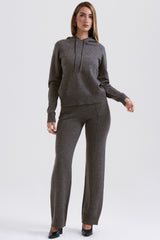 Jionni Charcoal Cashmere Blend Hoodie