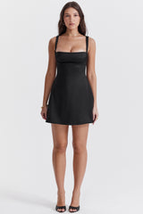 Kara Black Mini Dress