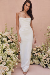 Margaux Ivory Draped Bridal Gown - Limited Edition