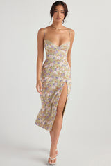 Charlotte Peony Print  Midi Sundress