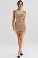 Taya Fawn Chenille Mini Dress